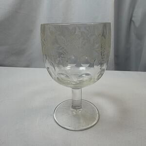 Bartlett Collins 806 Clear Gold Trimmed Water Goblet